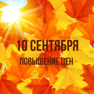 Грядёт повышение цен!