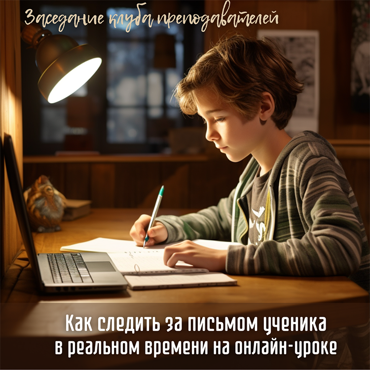 Как видеть, что пишет ученик на онлайн-уроке