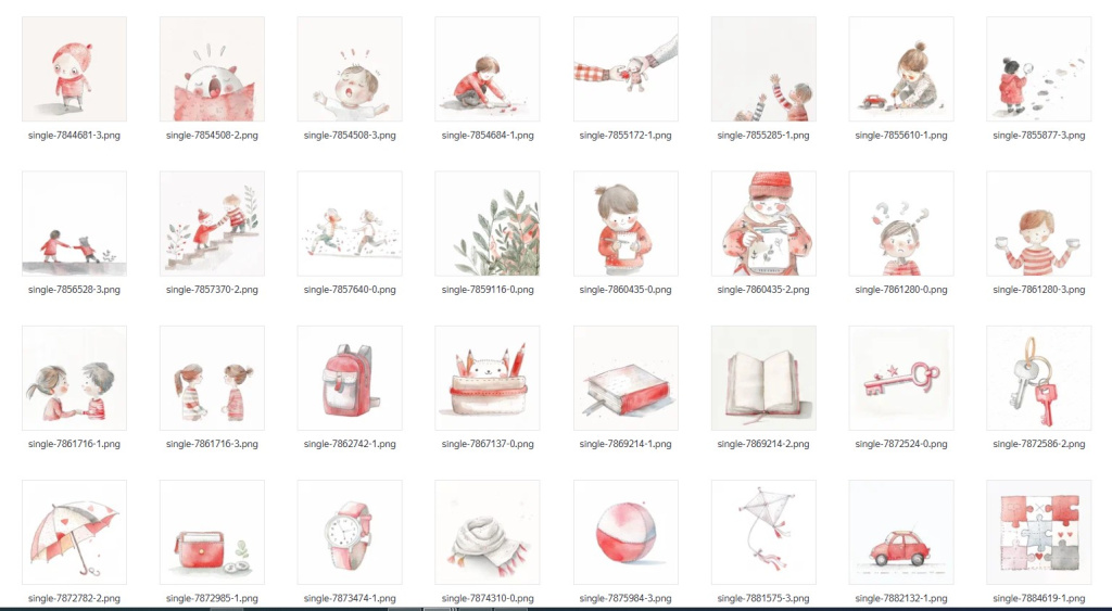 Универсальные карточки Рассказ по картинкам. Карточки