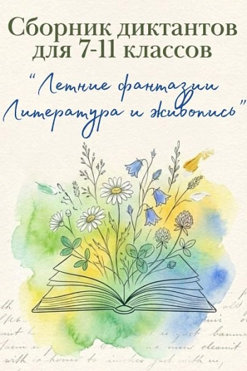 Сборник диктантов "Летние фантазии. Литература и живопись"