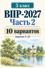 Практикум по русскому языку ВПР-2027. Задания 5–10. 5 класс